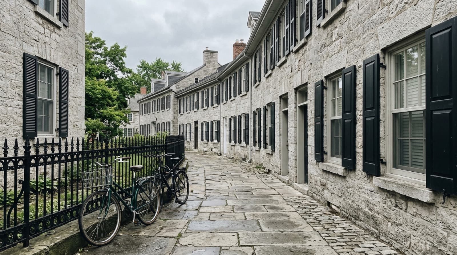Residential street in Kingston