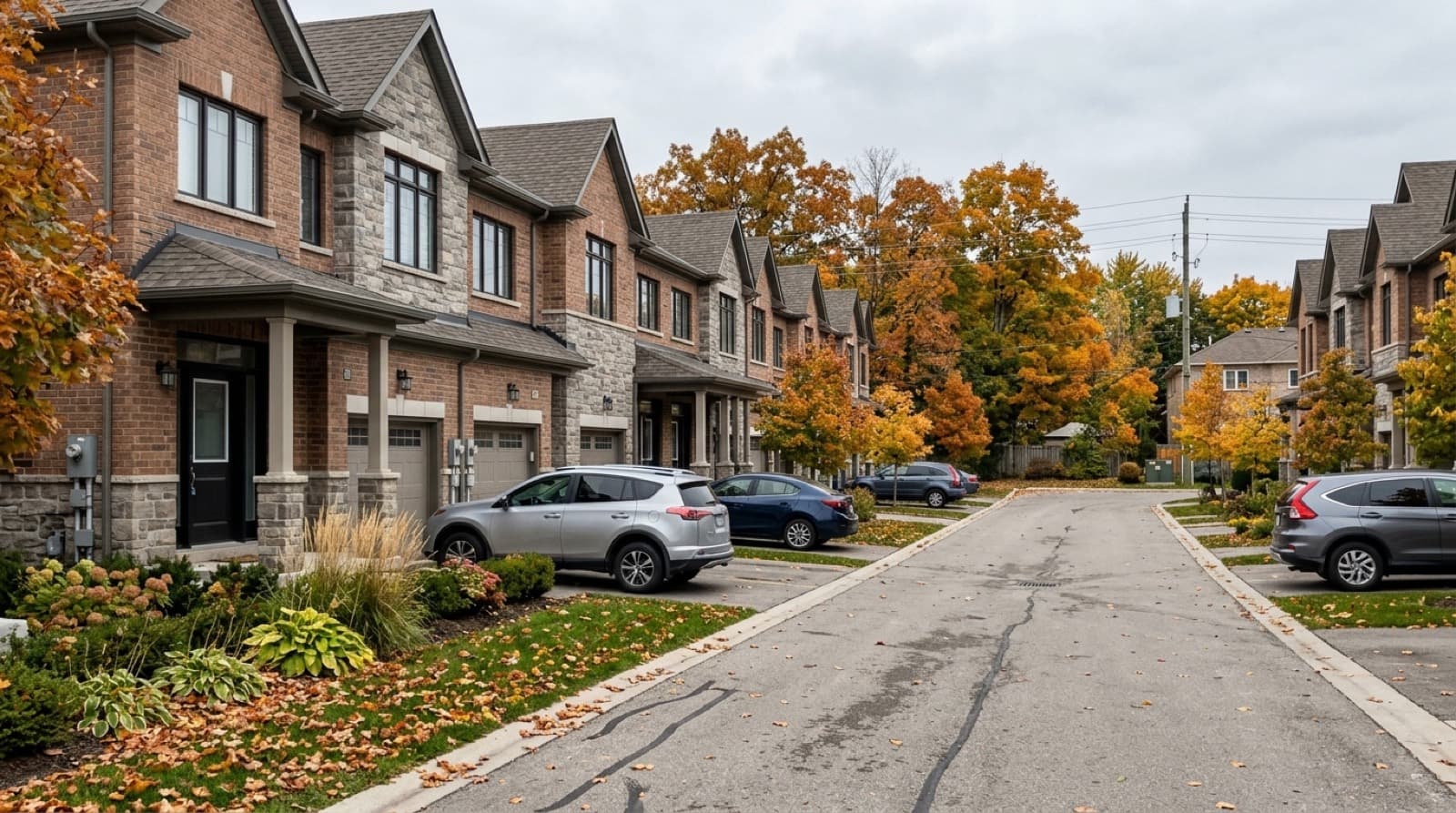 Residential street in Markham