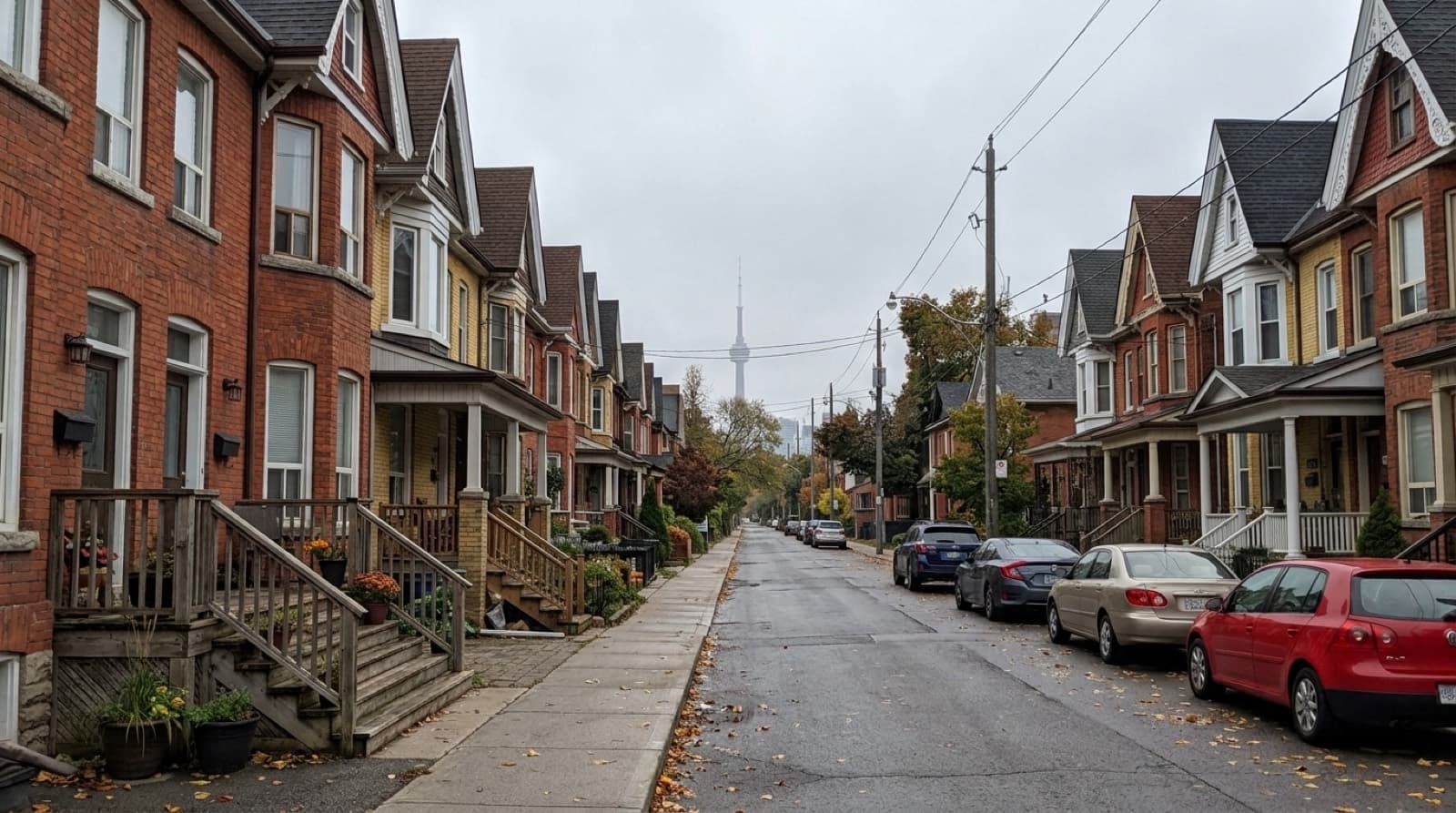 Residential street in Toronto